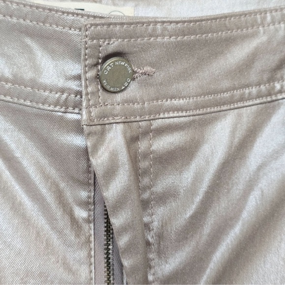 OAT New York High Rise Wide Leg Metallic Pants (BR666) - Picture 6 of 10